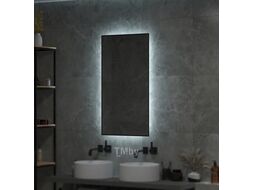 Зеркало Континент Amer Led 60x120 (с фоновой подсветкой, бесконтактным сенсором, черная окантовка)
