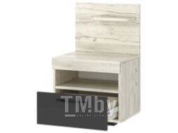 Прикроватная тумба Памир Соната ТС-450 (крафт белый/антрацит)