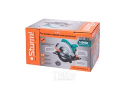 Пила циркулярная Sturm! 1600Вт, макс пропил 59мм, диск 185 мм, CS51185