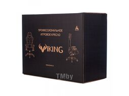 Кресло игровое Zombie VIKING KNIGHT Fabric синий Light-27 с подголов. крестов. металл