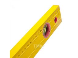 Уровень алюминиевый "Yellow", коробчатый корпус, 3 акриловых глазка, линейка, 1500мм Remocolor 17-0-015