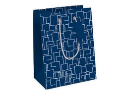 Пакет бумажный подарочный 26,5*14*33 см "Men in blue" Rhodia 30621-2C
