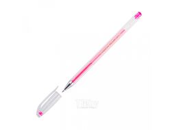 Ручка гелевая "Hi-Jell Color", 0,7 мм., прозр., стерж. фиолетовый CROWN HJR-500HB/HJR-500H