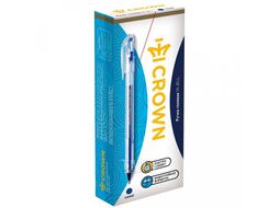 Ручка гелевая "Hi-Jell Color", 0,7 мм., прозр., стерж. фиолетовый CROWN HJR-500HB/HJR-500H