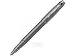 Ручка роллер "IM Monochrome T328 Bronze PVD" 0,5 мм, метал., подарочн. упак., серый, стерж. черный Parker 2172960
