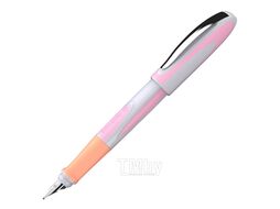 Ручка перьевая M "Ray " пласт., белый/розовый, патрон синий Schneider 168211
