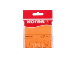 Блок для записей Kores 46075.04 (желтый)