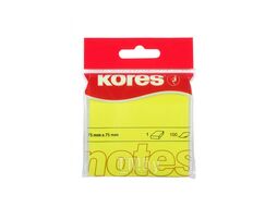 Блок для записей Kores 46075.04 (желтый)
