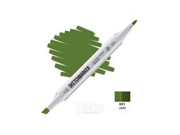 Маркер перм., худ. двусторонний, G51, нефрит Sketchmarker SM-G51