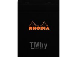 Блокнот А5 148*210 мм, 80 л., в клетку скоба сверху, обл. карт., оранжевый Rhodia 16200С
