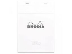 Блокнот А5 148*210 мм, 80 л., в клетку скоба сверху, обл. карт., оранжевый Rhodia 16200С