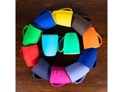 Кружка фарфор., 350 мл. "Sweet" с покрытием soft-touch, оранжевый Happy Gifts 23500/06