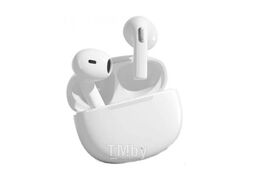 Наушники беспровод. AilyPods White (вкладыши, шумоподавление микрофона) QCY T20
