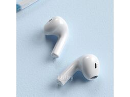 Наушники беспровод. AilyPods White (вкладыши, шумоподавление микрофона) QCY T20