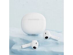 Наушники беспровод. AilyPods White (вкладыши, шумоподавление микрофона) QCY T20