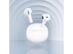 Наушники беспровод. AilyPods White (вкладыши, шумоподавление микрофона) QCY T20