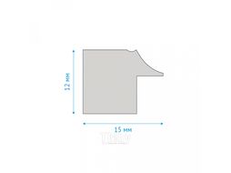 Фоторамка 30*40 см, 20 мм "№2" пласт., со стеклом, золотистый OfficeSpace 222167