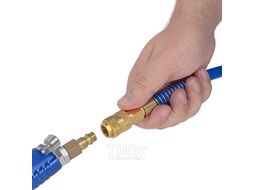 Шланг резиновый воздушный армированный с фитингами 8мм x 14мм x 10м Forsage F-AHF-108