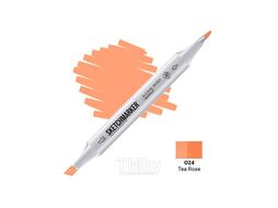 Маркер перм., худ. двусторонний, O24, роза чайная Sketchmarker SM-O24