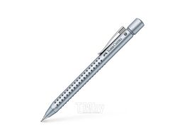 Карандаш автомат. "Grip 2011" 0,7 мм, метал., с ластиком, серебристый Faber Castell 131211