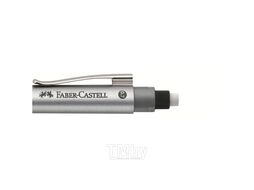 Карандаш автомат. "Grip 2011" 0,7 мм, метал., с ластиком, серебристый Faber Castell 131211