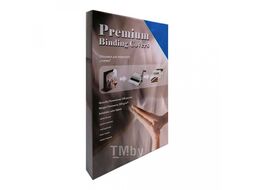 Обложка (перф.) картон глянц. син. 250г/м 100шт Office Kit GBA400250