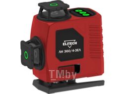 Нивелир лазерный ЛН 360/4-ЗЕЛ (25 м / 4 луча 360 / Li-Ion / Коробка) ELITECH E0306.018.00