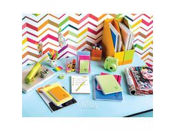 Блокнот А4 210*297 мм, 80 л., в клетку "Linicolor" спираль сверху, ассорти Rhodia 328635C
