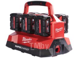 Зарядное устройство (на 6 акк.) M18 PC6 EU MILWAUKEE 4932480162