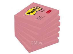 Бумага для заметок на клейкой основе 76*76 мм "Post-it Notes" 6шт*100 л., розовый неон 3M 3M-70007028031/654-PNK_6