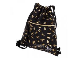 Мешок для обуви "Hash golden birds" полиэстер, чёрный Astra 507022053