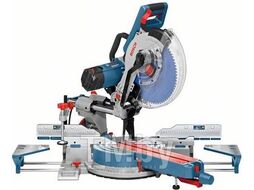 Торцовочная пила BOSCH GCM 12 SDE в кор. (1800 Вт, 305х30 мм, глуб. до 120 мм, шир. до 400 мм) (0601B23100)