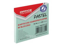 Блок для записей Office Products На клейкой основе / 14047611-13 (розовый пастель)