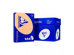 Бумага цветная A4, 80г/м, 500 л. "Trophee" ярк.-оранжевый Clairefontaine 1873C