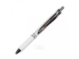 Ручка роллер "EnerGel BLN75W" 0,5 мм, пласт./метал., белый/синий, стерж. синий Pentel BLN75SW-CX