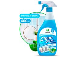 Очиститель стекол 600мл - Clean Glass лесные ягоды: универс. очиститель для стекол, зеркал, пластика, хрома, кафеля, мебели и т.д., не оставляет разводов, триггер-спрей GRASS 125241
