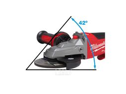 Аккумуляторная УШМ с плоским редуктором M18FSAGF125XPDB-0X MILWAUKEE 4933478439