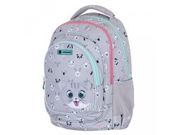Рюкзак детский "Kitty the cute" полиэстер, уплот. спинка, серый Astra 502023070