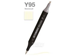 Маркер перм., худ. "Brush" двусторонний, Y95, ванильный Sketchmarker SMB-Y95