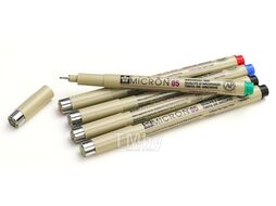 Ручка капиллярная "Pigma Micron" - 0.2мм, черный Sakura XSDK00549