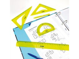 Линейка 30 см "Flex&Resistant" пласт., розовый Milan 353801P