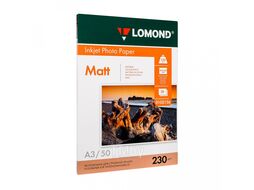 Фотобумага А4, 230 г/м, 25 л., матов., одностор. LOMOND 102050