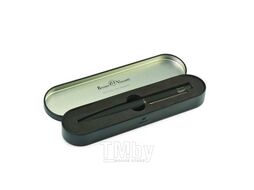 Ручка "VERONA" шарик. автомат. в футляре, 1.0мм, синяя, черный мет.корпус, черный футляр Bruno Visconti 20-0216/01