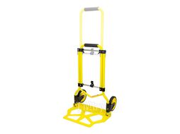 Тележка ручная складная с телескопической ручкой (г/п80кг, 420х420х985мм - в разложенном полож., 420х280-рабочая площадка, 150мм-d колес) WMC TOOLS WMC-GZS80S