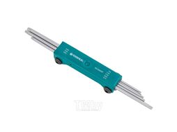 Набор ключей TORX складной, 8пр. (T9, T10, T15, T20, T25, T27, T30, T40 с отверстием) Forsage F-5083TF