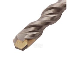 Бур по бетону, двойная спираль, Cobalt W-tip, 12x210 мм, SDS PLUS Denzel 705024