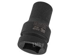 Головка ударная глубокая 1" 19мм (6гр) Partner PA-48510019