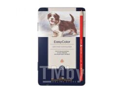 Карандаши 12цв. "EasyColor", трехгранные, в метал. коробке с пласт.ложементом Bruno Visconti 30-0030