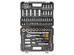 Набор инструментов 108пр. 1/4''&1/2'' (6-гран)(4-32мм) JCB JCB-41082-5