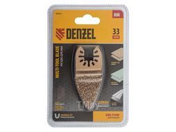 Насадка для МФИ шлифовальная дельтовидная, HM, по плитке и дереву, 33 мм Denzel 782321
